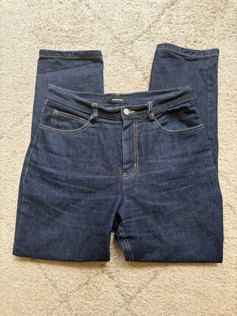 Rachel Comey Dark Indigo Straight Jeans 8